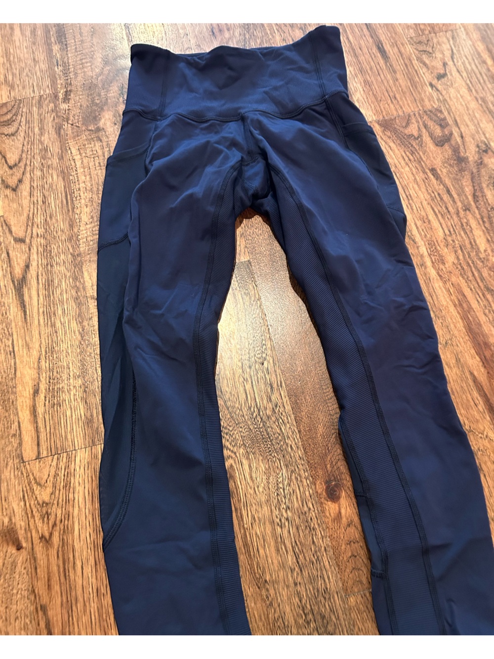 Lululemon High-Rise Navy Performance Leggingsw